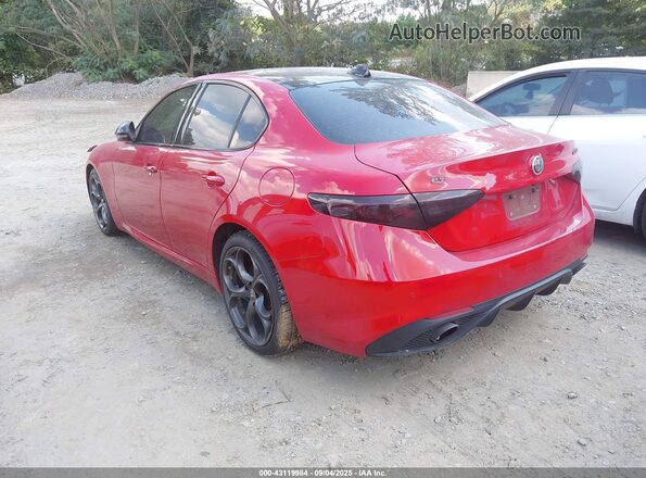 ZARFAMBN9M7640105 2021 ALFA ROMEO GIULIA Красный Задняя левая четверть