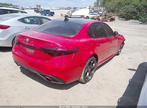 ZARFAMBN9M7640105 2021 ALFA ROMEO GIULIA Красный Задняя правая четверть