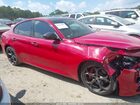 2021 Alfa Romeo Giulia Ti Sport Rwd Красный vin: ZARFAMBN9M7640105