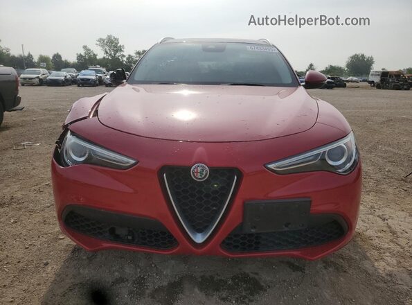ZASFAKAN6J7B75480 2018 ALFA ROMEO STELVIO Red Вид спереду
