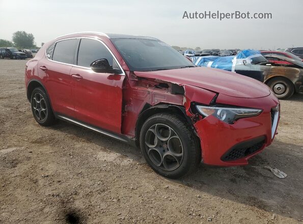 ZASFAKAN6J7B75480 2018 ALFA ROMEO STELVIO Red Передня права чверть