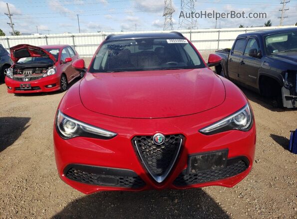 ZASFAKPN5J7B96831 2018 ALFA ROMEO STELVIO Red Widok z przodu