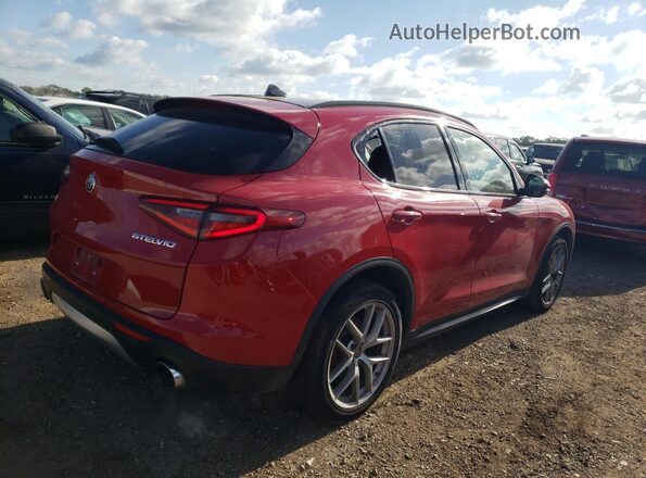ZASFAKPN5J7B96831 2018 ALFA ROMEO STELVIO Red Tył prawy