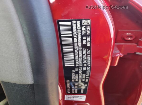 ZASFAKPN5J7B96831 2018 ALFA ROMEO STELVIO Red Widok komory silnika