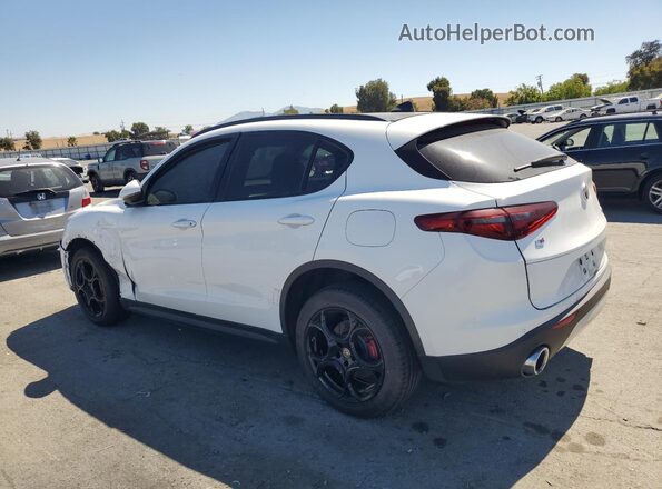ZASFAKPNXJ7B87543 2018 ALFA ROMEO STELVIO Белый Задняя левая четверть