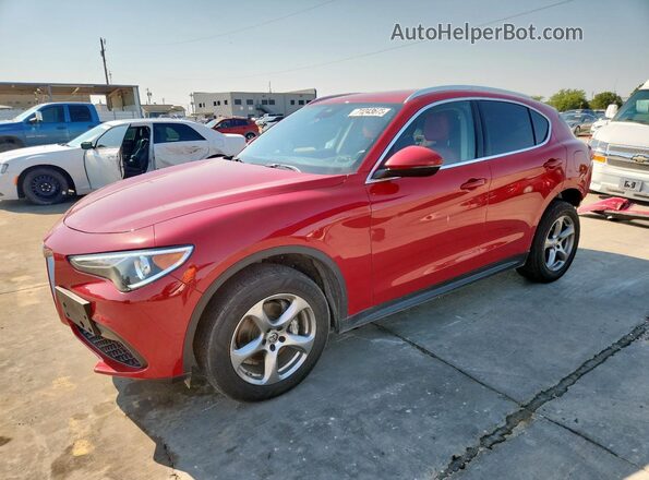 ZASPAJAN9M7C99004 2021 ALFA ROMEO STELVIO Красный Передняя левая четверть