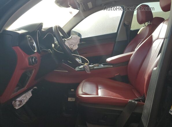 ZASPAJANXL7C76295 2020 ALFA ROMEO STELVIO Black Front interior view