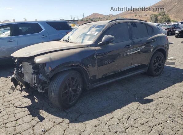 ZASPAJANXL7C76295 2020 ALFA ROMEO STELVIO Black Front left