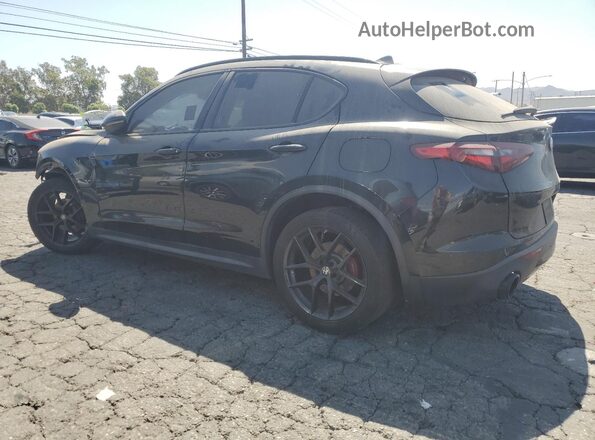 ZASPAJANXL7C76295 2020 ALFA ROMEO STELVIO Black Rear left