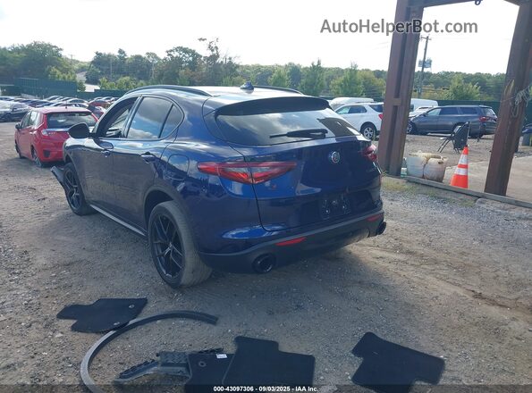 ZASPAKAN0L7C82712 2020 ALFA ROMEO STELVIO Dark Blue Задняя левая четверть