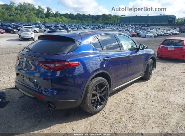 ZASPAKAN0L7C82712 2020 ALFA ROMEO STELVIO Dark Blue Задняя правая четверть