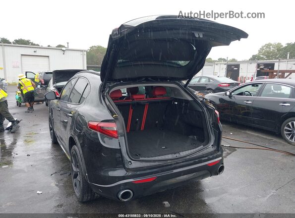 ZASPAKBN0M7D10265 2021 ALFA ROMEO STELVIO Черный Задняя левая четверть