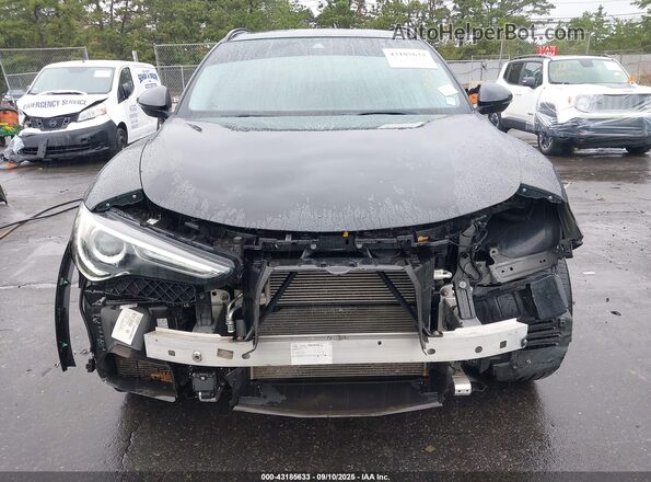 ZASPAKBN0M7D10265 2021 ALFA ROMEO STELVIO Черный Вид спереди