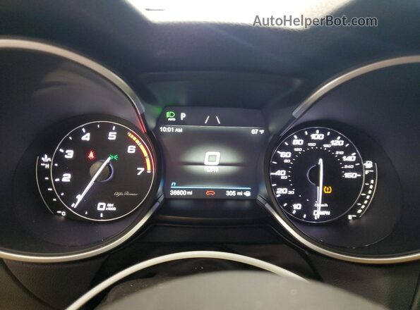 ZASPAKBN1N7D37461 2022 ALFA ROMEO STELVIO White Vista del cuadro de instrumentos