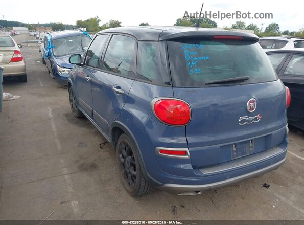 ZFBCFADH1JZ041447 2018 FIAT 500L Синий Задняя левая четверть