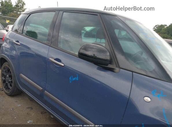 ZFBCFADH1JZ041447 2018 FIAT 500L Синий Вид задней части салона