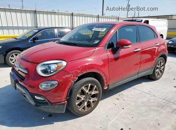 ZFBCFXCB6JP690673 2018 FIAT 500X Red Vista tres cuartos delantera izquierda