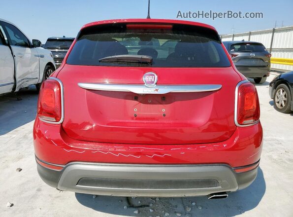 ZFBCFXCB6JP690673 2018 FIAT 500X Red Vista trasera