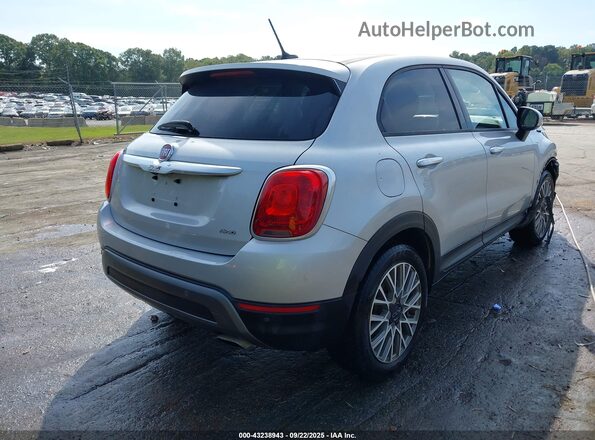ZFBCFYCT9GP501828 2016 FIAT 500X Silver Tył prawy
