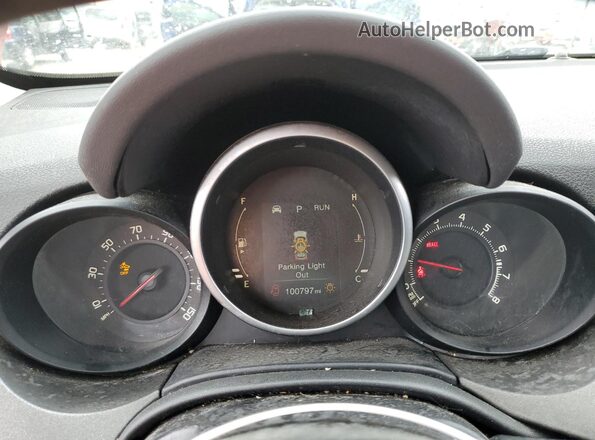 ZFBCFYET4GP415503 2016 FIAT 500X Red Widok zestawu wskaźników