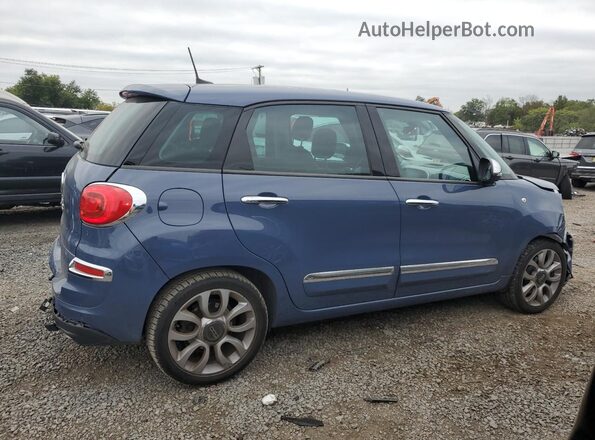 ZFBNFACH2KZ042456 2019 FIAT 500L Синий Задняя правая четверть