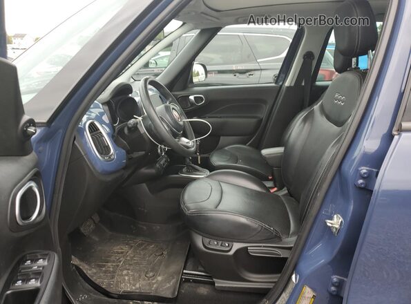 ZFBNFACH2KZ042456 2019 FIAT 500L Синий Вид салона спереди