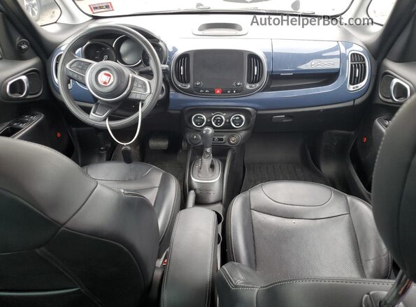 ZFBNFACH2KZ042456 2019 FIAT 500L Синий Вид панели приборов