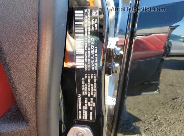 ZN661XUS9LX341452 2020 MASERATI LEVANTE Черный Вид наклейки с VIN-кодом