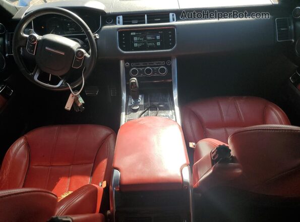 SALWR2EF8GA559432 2016 LAND ROVER RANGE ROVER Синий Вид щитка приборов