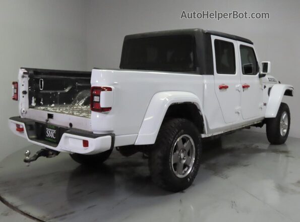 1C6HJTFG5LL198347 2020 JEEP GLADIATOR Белый Передняя правая четверть