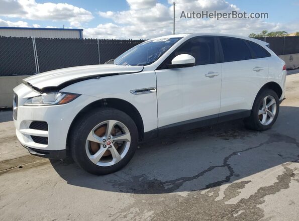 SADCJ2GX2JA235136 2018 JAGUAR F-PACE White Trasero izquierdo