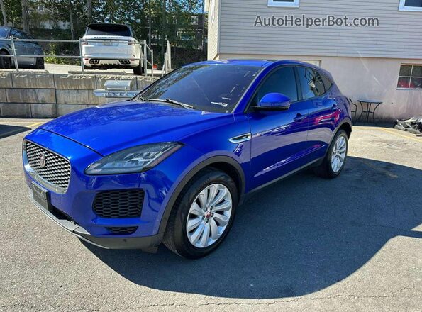 SADFP2FX5L1Z77501 2020 JAGUAR E-PACE Blue Rear left