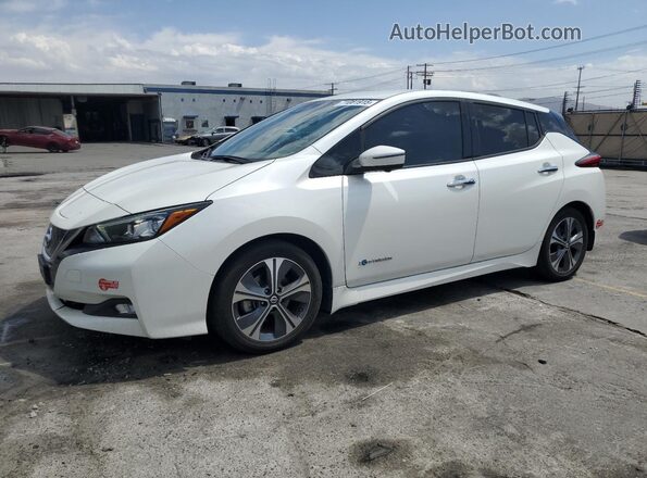 1N4AZ1CP7JC308622 2018 NISSAN LEAF White Tył lewy