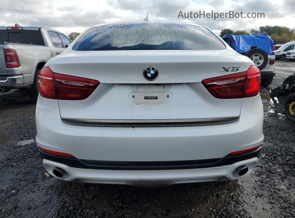 5UXKU2C55H0N85426 2017 BMW X6 Белый Вид салона спереди