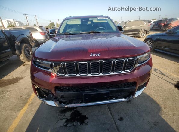 1C4RJKBG8N8506386 2022 JEEP GRAND Красный Вид сзади