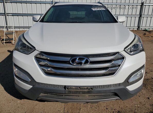 5XYZU3LB7GG347503 2016 HYUNDAI SANTA FE White Widok z tyłu