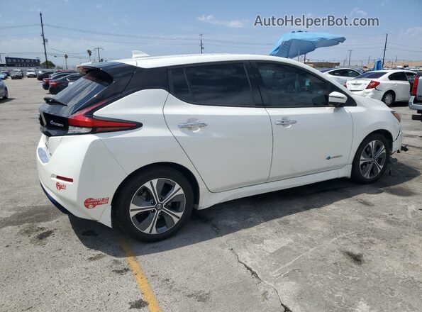 1N4AZ1CP7JC308622 2018 NISSAN LEAF White Przód prawy