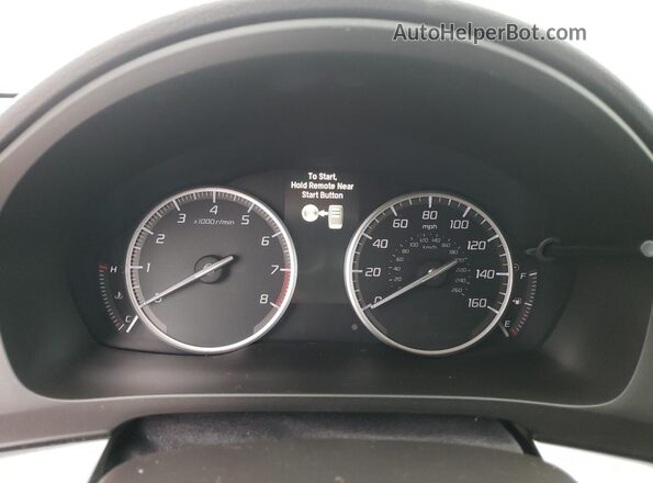 19UDE2F73KA003430 2019 ACURA ILX White Widok zestawu wskaźników