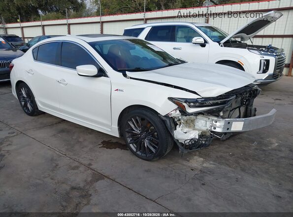19UDE2F87KA006310 2019 ACURA ILX Белый Передняя правая четверть