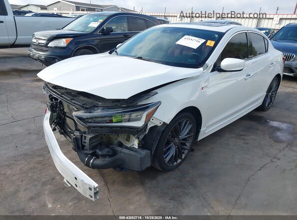 19UDE2F87KA006310 2019 ACURA ILX Белый Передняя левая четверть