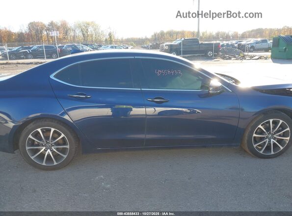 19UUB2F58HA006887 2017 ACURA TLX Синий Вид задней части салона
