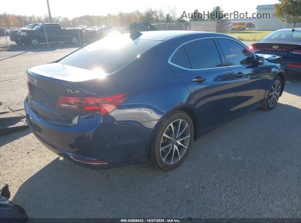 19UUB2F58HA006887 2017 ACURA TLX Синий Задняя правая четверть