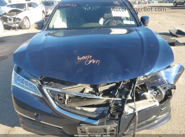 19UUB2F58HA006887 2017 ACURA TLX Синий Вид щитка приборов