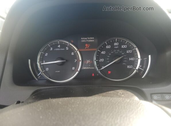 19UUB2F58JA001811 2018 ACURA TLX Black Vista del cuadro de instrumentos