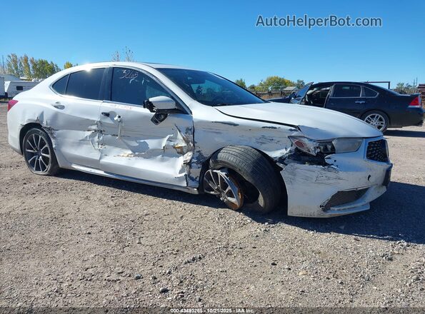 19UUB3F58JA004584 2018 ACURA TLX Белый Передняя правая четверть