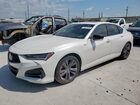2021 Acura Tlx Tech A White vin: 19UUB5F50MA014459