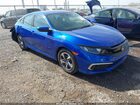 2020 Honda Civic Lx Blue vin: 19XFC2F62LE030508
