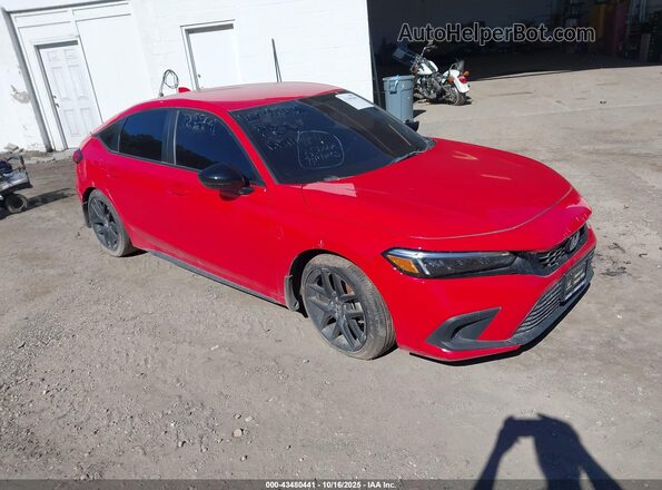 19XFL2H86NE024955 2022 HONDA CIVIC Красный Передняя правая четверть