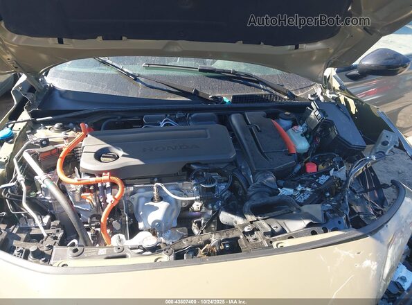19XFL4H80SE017202 2025 HONDA CIVIC HYBRID Желто-коричневый Вид сзади