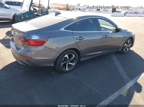 19XZE4F5XME003486 2021 HONDA INSIGHT Серый Задняя правая четверть